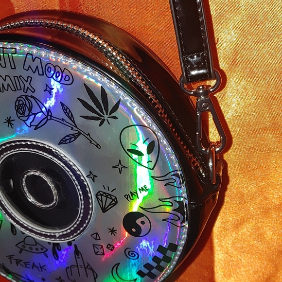 💿Current Mood CD Holo Crossbody Bag💿 - Picture 4 of 12
